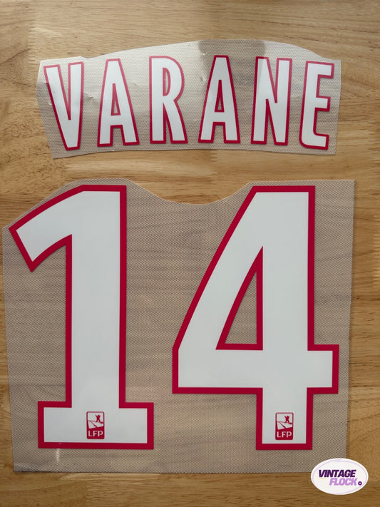 Flocage Varane N°14 RC Lens 2010-2011 Exterieur vintage