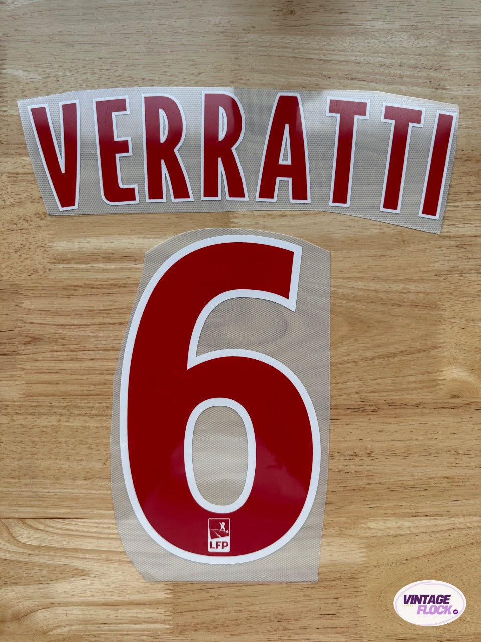 Flocage Verratti N°6 PSG 2018-2019 Domicile vintage