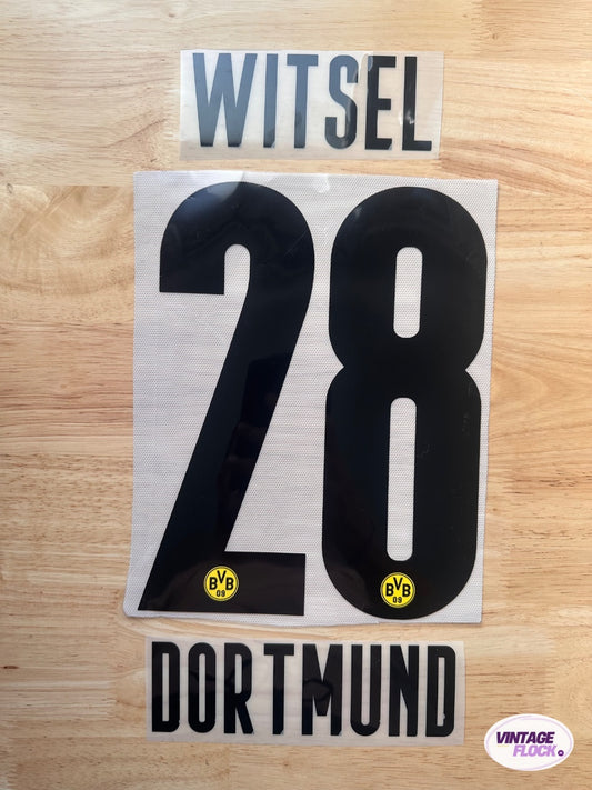 Flocage Witsel N°28 Dortmund 2020-2021 vintage