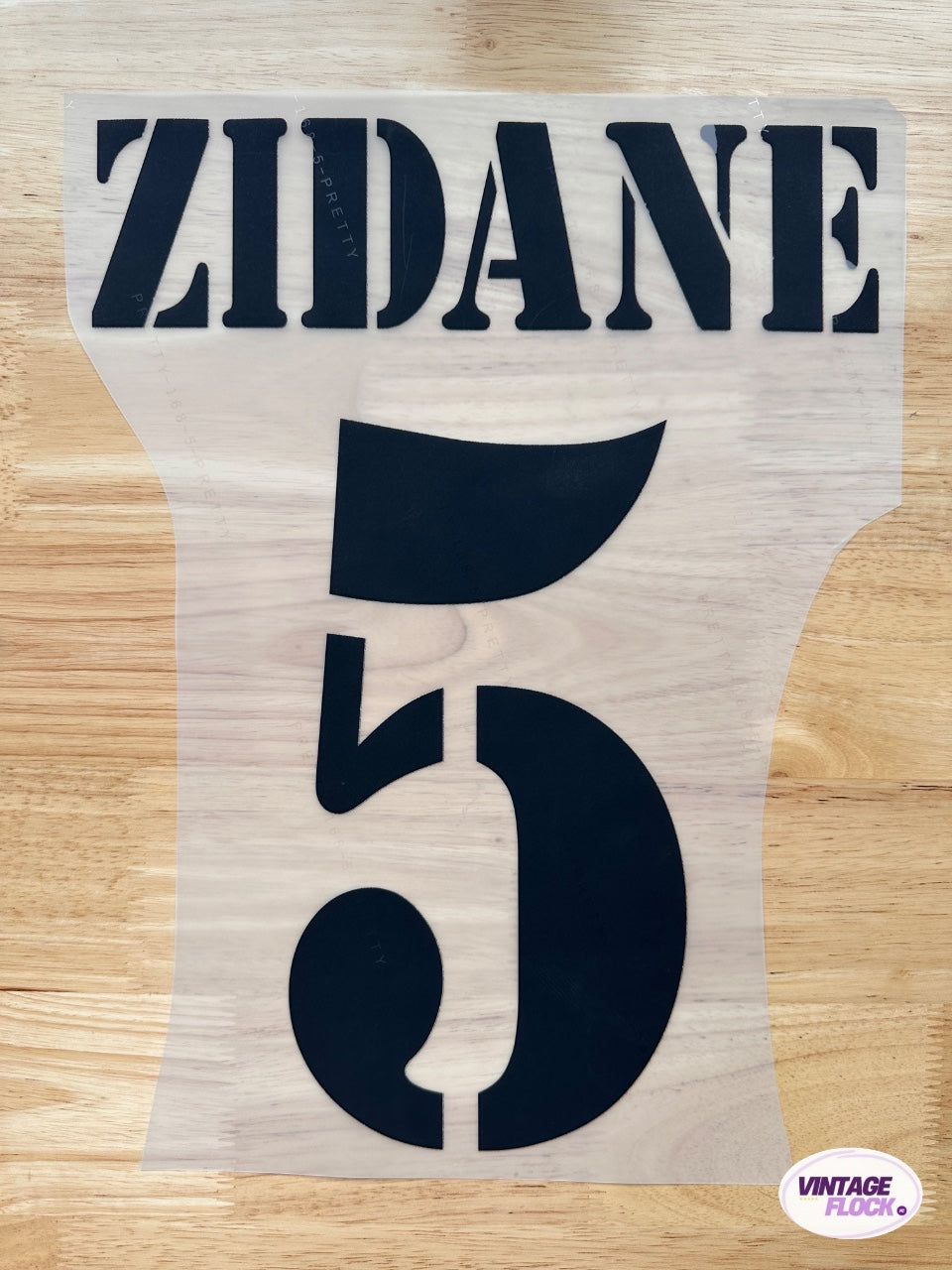 Flocage Zidane N°5 Real Madrid 2002-2003 Domicile vintage