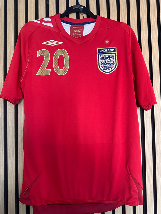 Maillot Angleterre Extérieur 2006-2008 Downing vintage - photo 2 sur 10