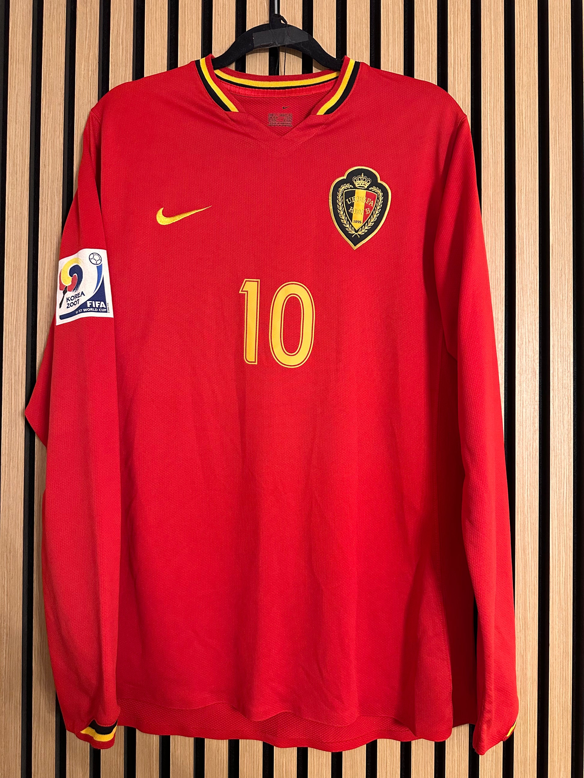 Maillot Belgique Domicile 2007 Hazard vintage - photo 2 sur 10