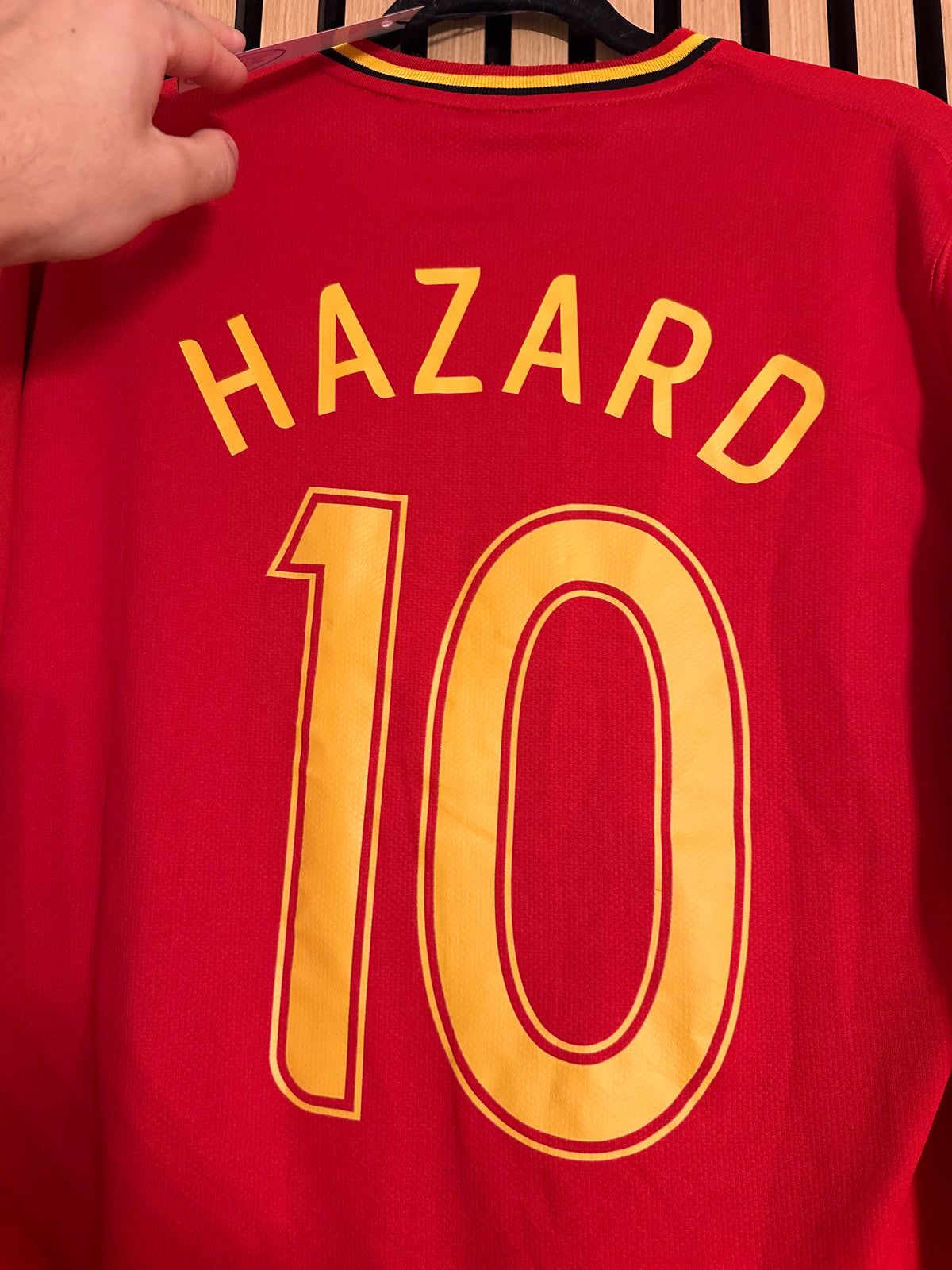 Maillot Belgique Domicile 2007 Hazard vintage - photo 9 sur 10