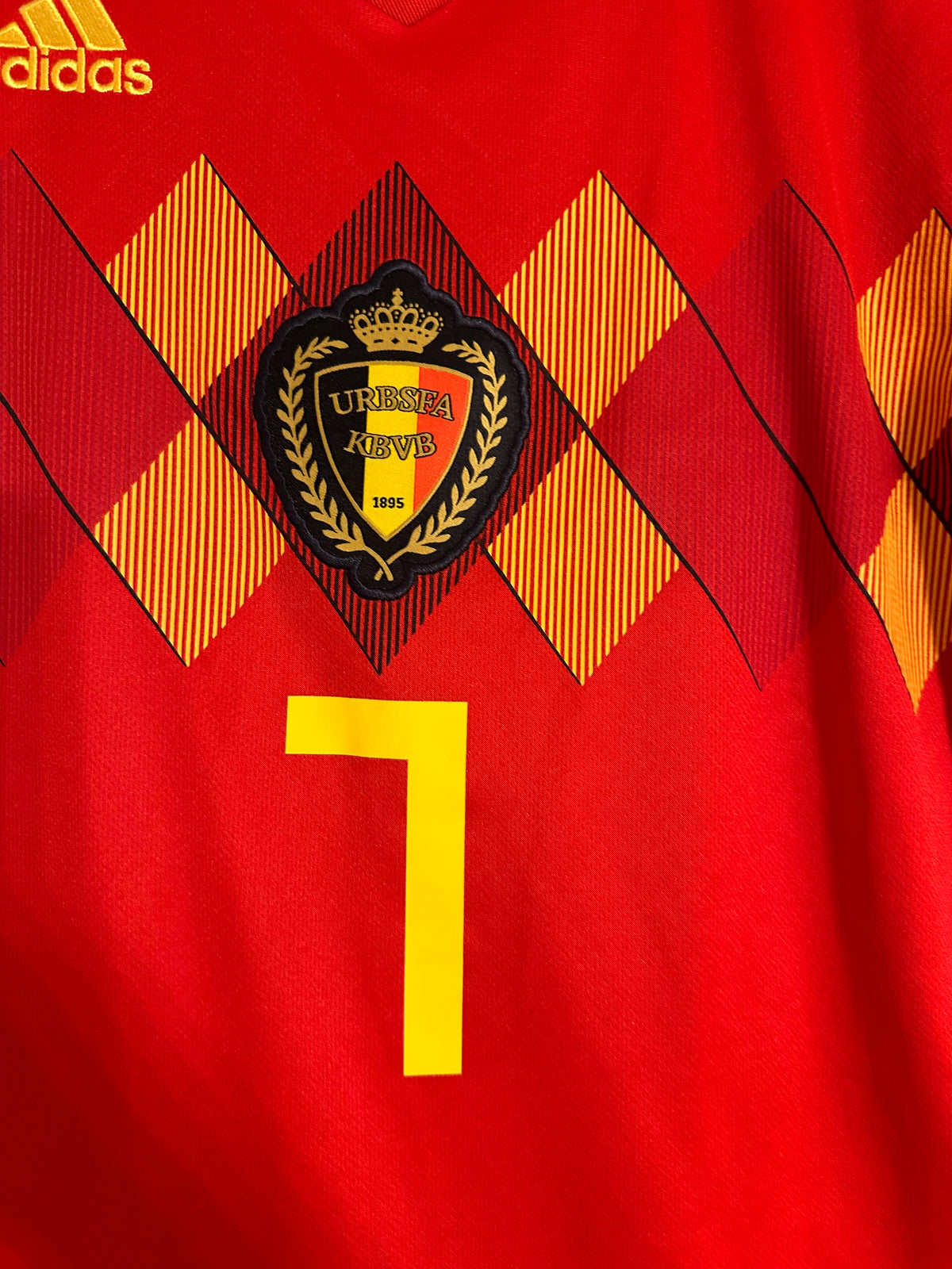 Maillot Belgique Domicile 2018 De Bruyne vintage - photo 3 sur 10