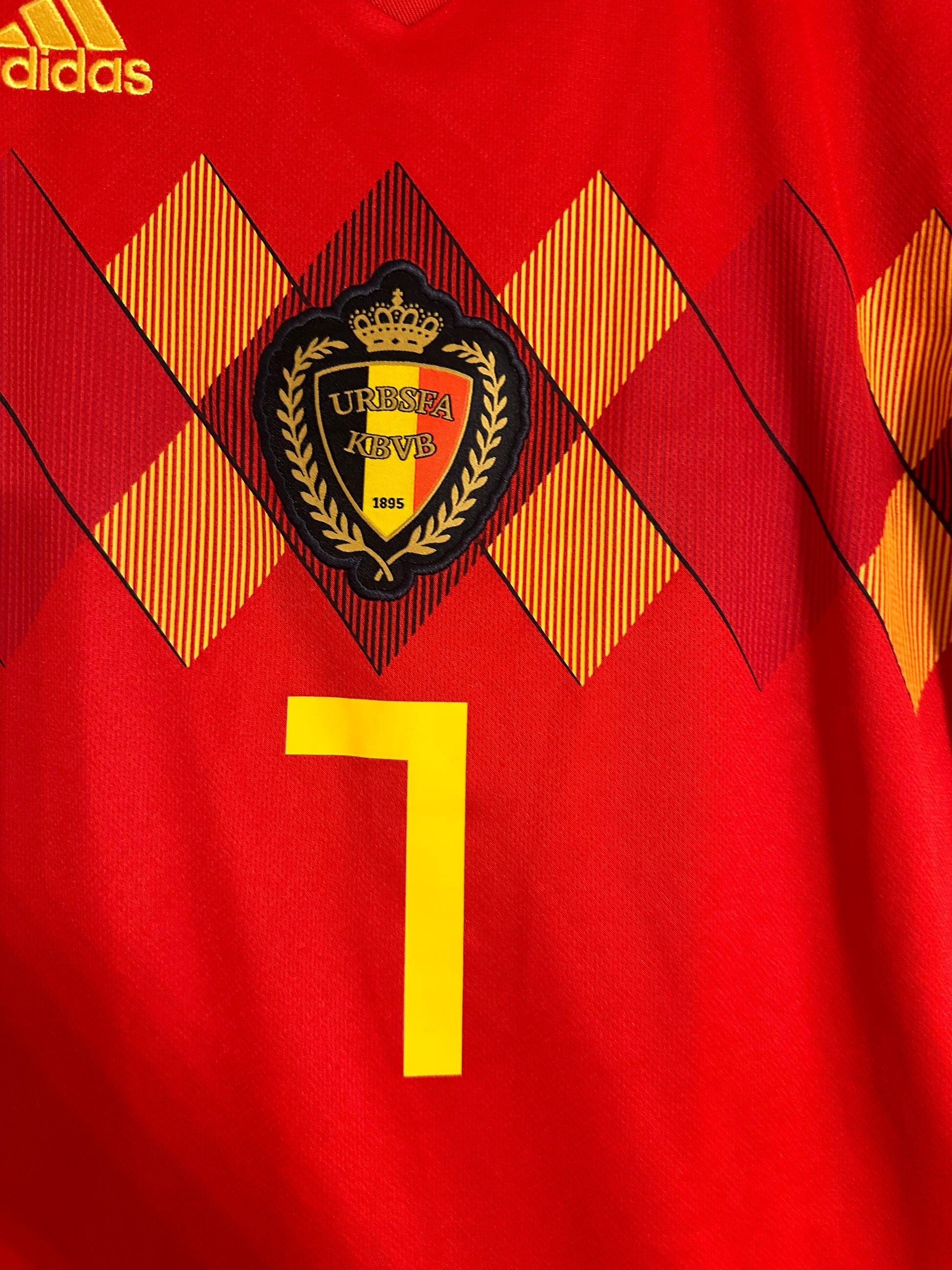 Maillot Belgique Domicile 2018 De Bruyne vintage - photo 3 sur 10