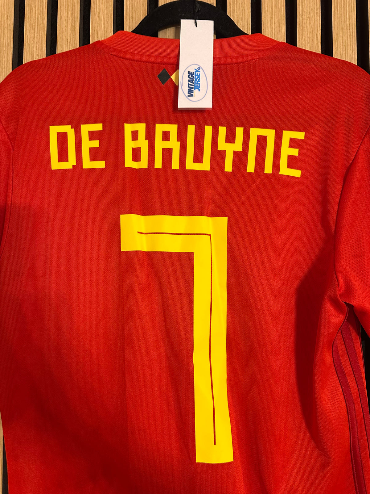 Maillot Belgique Domicile 2018 De Bruyne vintage - photo 8 sur 10