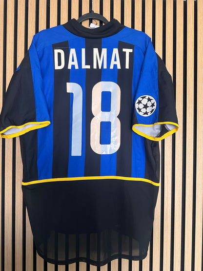 Maillot Inter Milan Domicile 2002-2003 Dalmat vintage - photo 6 sur 12