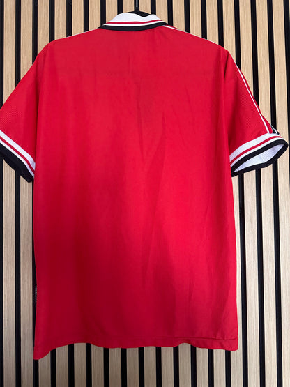 Maillot Manchester United Domicile 1998-2000 vintage - photo 2 sur 12