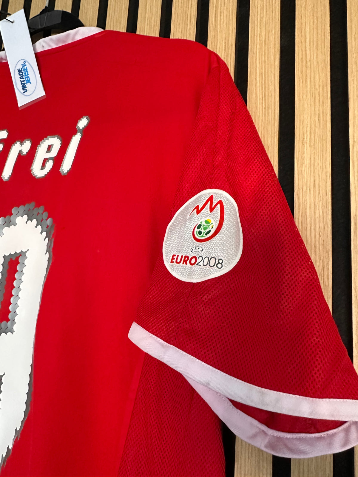 Maillot Suisse Domicile Euro 2008 Frei vintage - photo 8 sur 12