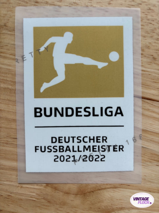 Patch Bundesliga 2022-2023 Champions Bayern Munich 2021-2022 vintage