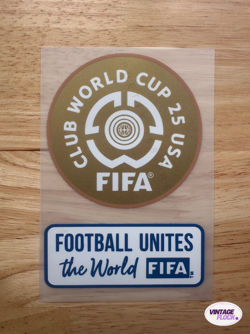Patch Coupe du mondes des Clubs 2025 Blanc vintage