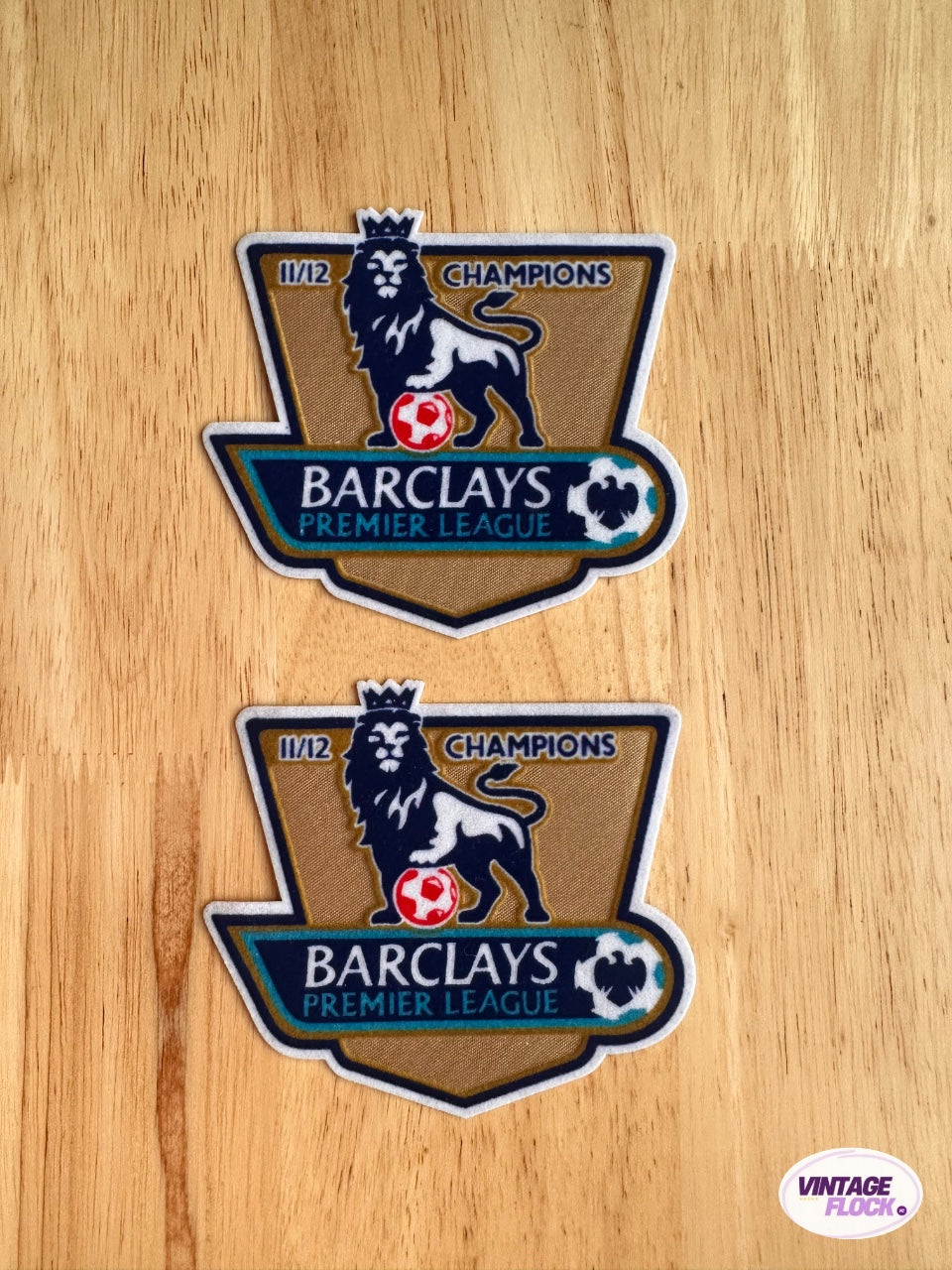 Patchs Barclays Premier League 2012-2013 Champion Manchester City 2011-2012 vintage